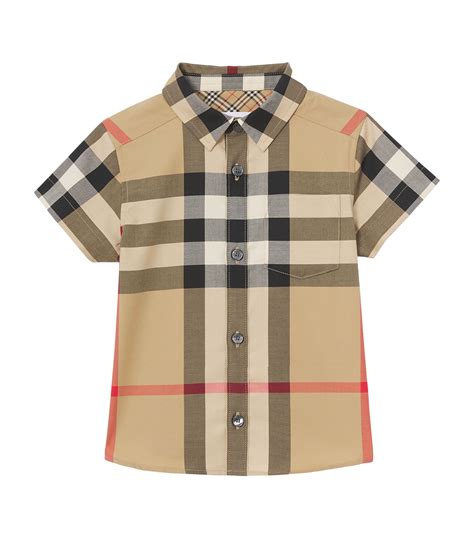 burberry shirt for toddler boy|burberry for baby boys.